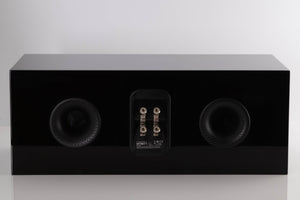 Rear view of a used B&W HTM 71 S2 Centre Speaker in a Black Gloss finish