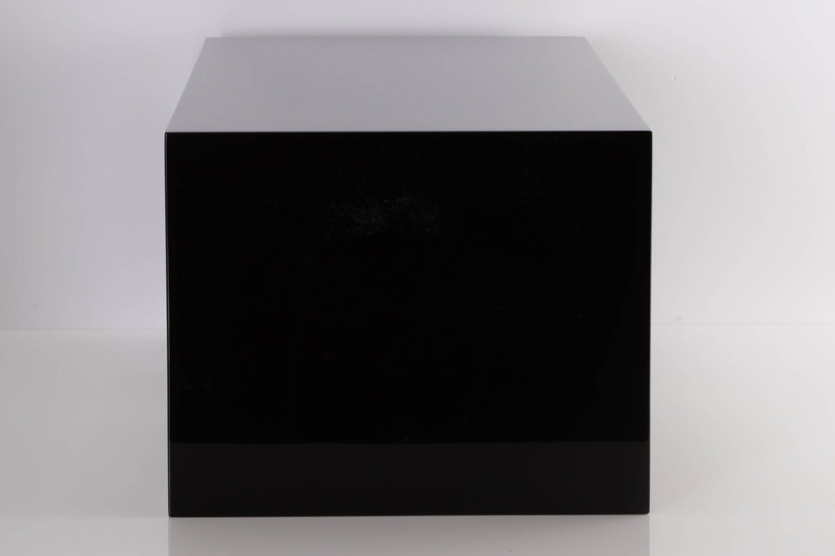 Right side view of a used B&W HTM 71 S2 Centre Speaker in a Black Gloss finish