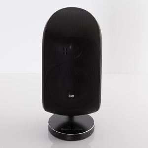 Front view of a used B&W M-1 Mini Theatre Speaker in a Matte Black finish