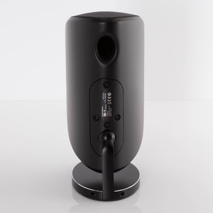 Rear view of a used B&W M-1 Mini Theatre Speaker in a Matte Black finish
