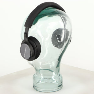 Rear right angle of used B&W PX5 Noise Cancelling Wireless Headphones in a space grey finish