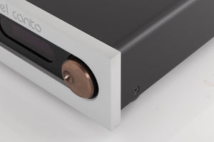 Front right corner of a used Bel Canto PRe 3 Pre Amplifier