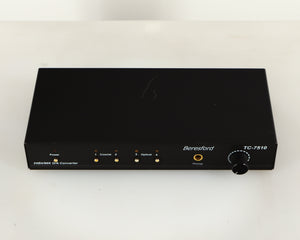 Top of a used Beresford TC7510 Digital Analogue Converter in a black finish