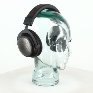 Front left angle of a used Beyer Dynamic T-1 GEN3 Headphones in a black/silver finish