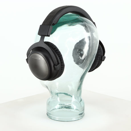 Rear right angle of a used Beyer Dynamic T-1 GEN3 Headphones in a black/silver finish