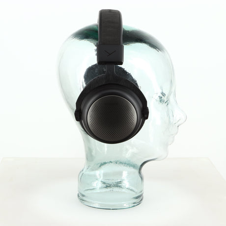 Left side view of a used Beyer Dynamic T-1 GEN3 Headphones in a black/silver finish