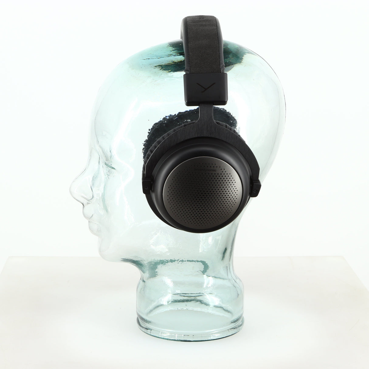 Right side view of a used Beyer Dynamic T-1 GEN3 Headphones in a black/silver finish