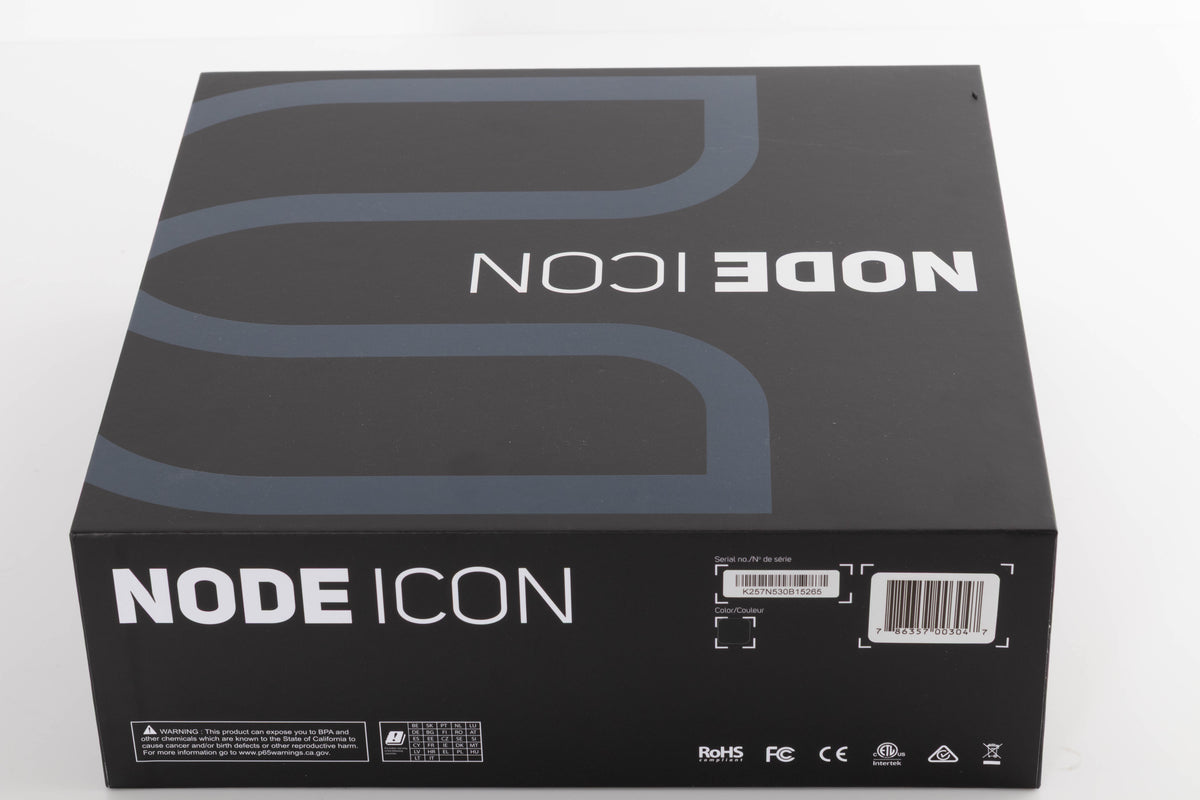 Box for a used Bluesound Node Icon Music Streamer in a Black finish
