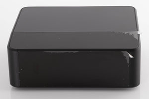 Front view of a used Bluesound Node Icon Music Streamer in a Black finish