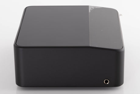 Left side view of a used Bluesound Node Icon Music Streamer in a Black finish