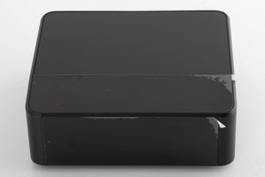 Top of a used Bluesound Node Icon Music Streamer in a Black finish
