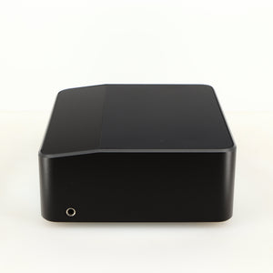 Right side view of a used Bluesound Node Icon Streamer in a black finish