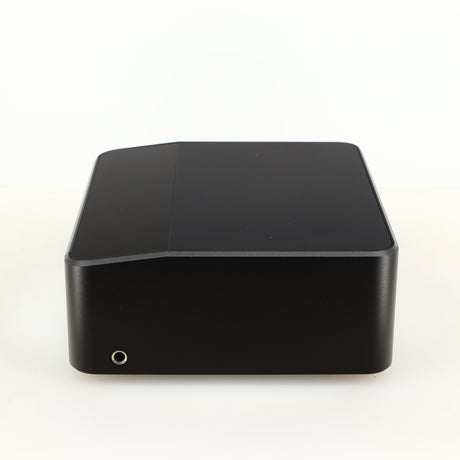 Right side view of a used Bluesound Node Icon Streamer in a black finish