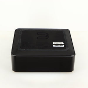 Underside of a used Bluesound Node Icon Streamer in a black finish