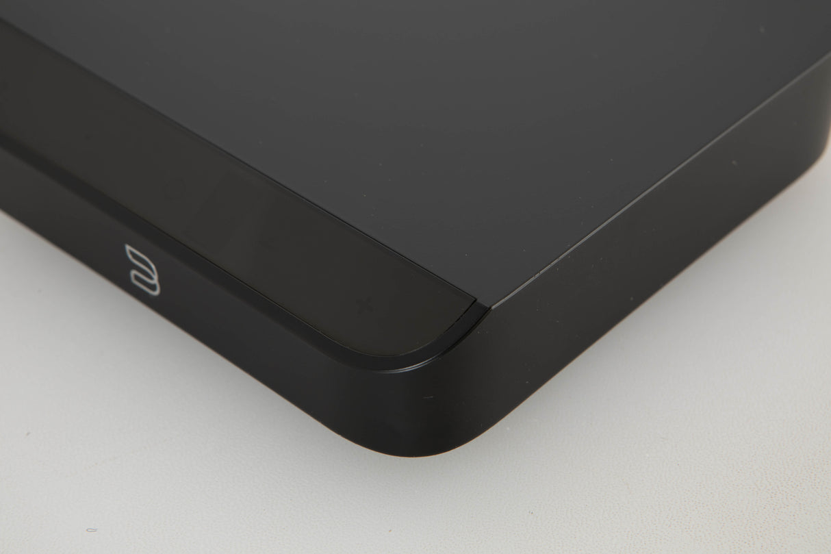 Front right corner view of a used Bluesound Node Nano Streamer