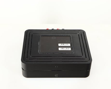 Underside of a used Bluesound Powernode 2i Streaming Amplifier in a black finish