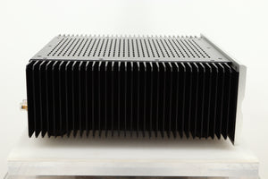 Side view of a used Bryston 4BSST2 Power Amplifier in Silver finish