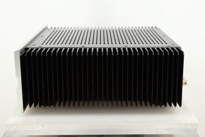 Side view of a used Bryston 4BSST2 Power Amplifier in Silver finish