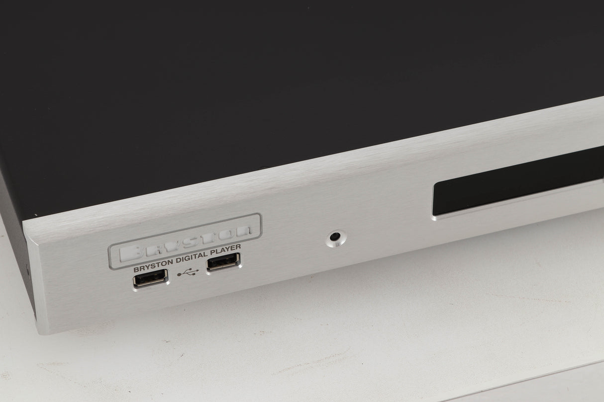 Close up view of a used Bryston BDP-2 17" Digital Player