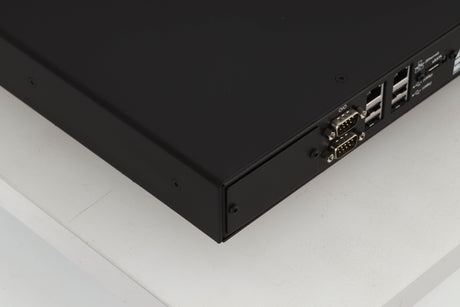 Rear left corner view of a used Bryston BDP-2 17" Digital Player