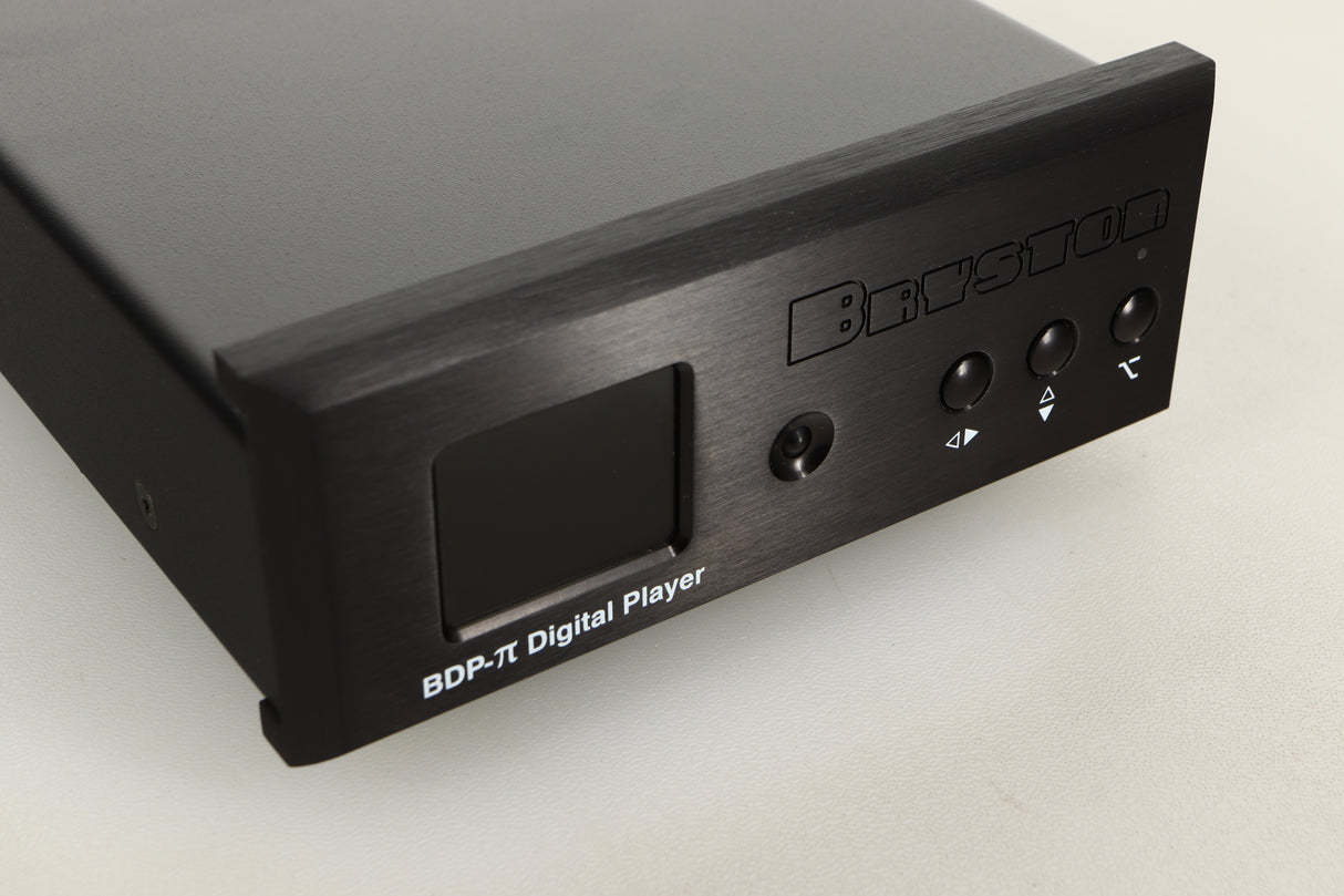 Close up view of a used Bryston BDP Pi Network Player