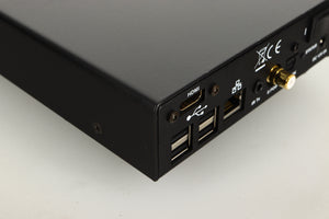Rear left corner view of a used Bryston BDP Pi Network Player
