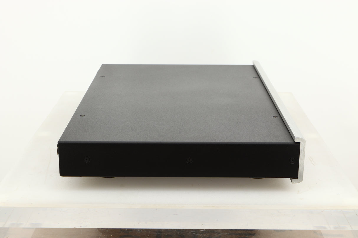 Side view of a used Bryston MPS2 Power Supply in Silver finish 