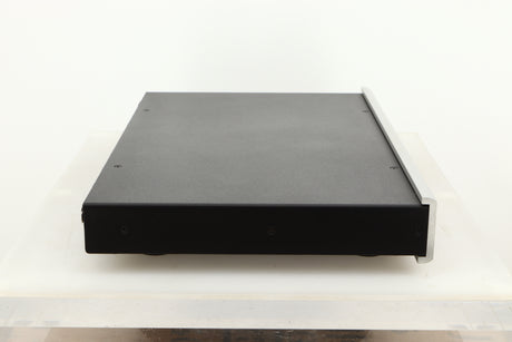 Side view of a used Bryston MPS2 Power Supply in Silver finish 