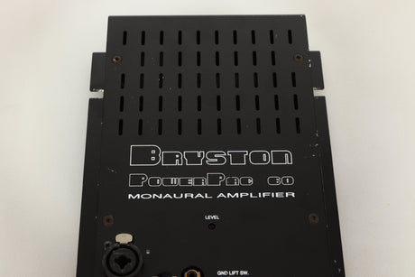 Close up view of a used Bryston PowerPac 60 Monaural Power Amplifier