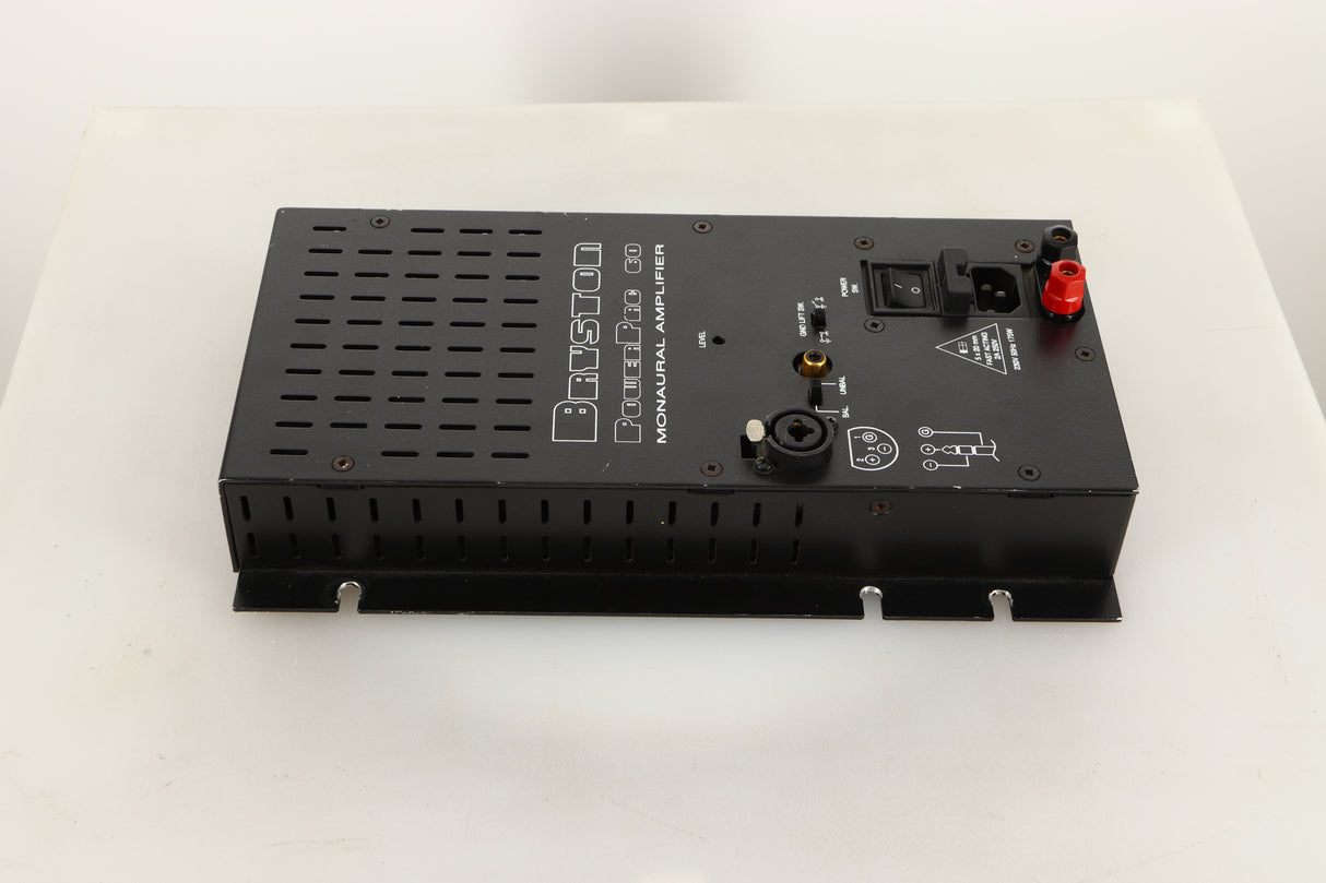 Front view of a used Bryston PowerPac 60 Monaural Power Amplifier