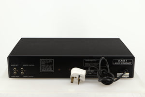 Rear view of a used Cambridge Audio CD2 CD Player in a black finish showing Phono Outputs