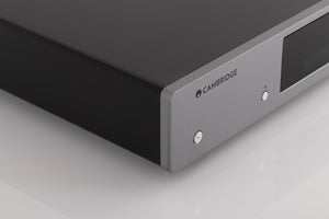 Front left corner view of a used Cambridge Audio CXC GEN2 CD Transport