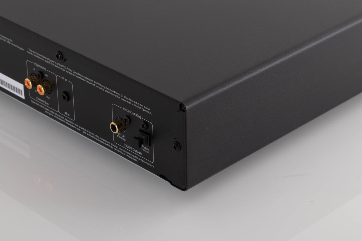 Rear right corner view of a used Cambridge Audio CXC GEN2 CD Transport