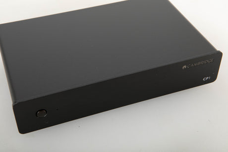 Close up view of a used Cambridge Audio CP1 MM Phono Pre Amplifier