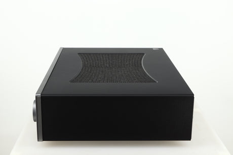 Right side view of a used Cambridge Audio CXA81 GEN2 Integrated Amplifier in a lunar grey finish
