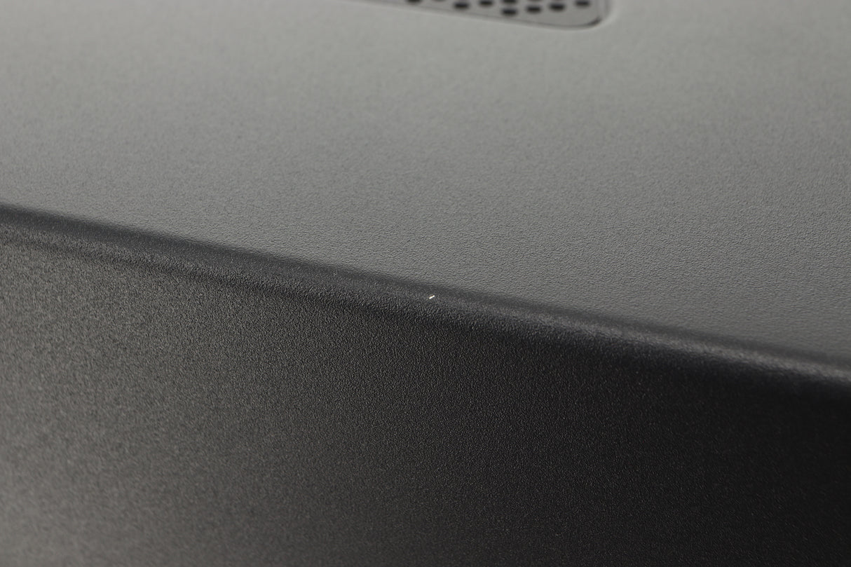 Close up view of a used Cambridge Audio CXA81 Integrated Amplifier in Lunar Grey finish 