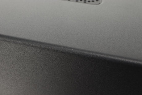 Close up view of a used Cambridge Audio CXA81 Integrated Amplifier in Lunar Grey finish 