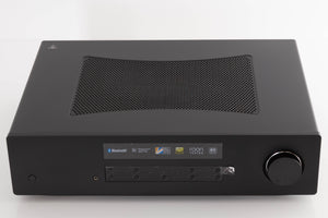 Top of a used Cambridge Audio CXA81 Series 2 Integrated Amplifier in a Black finish