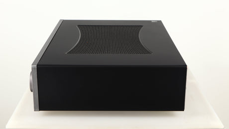 Right side view of a used Cambridge Audio CXA81 Series 2 Integrated Amplifier in a lunar grey finish