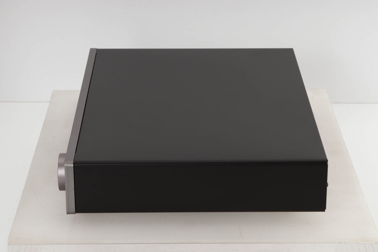 Side view of a used Cambridge Audio CXN V2 Streamer in Lunar Grey finish