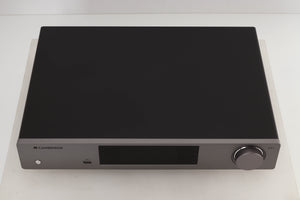 Top view of a used Cambridge Audio CXN V2 Streamer in Lunar Grey finish