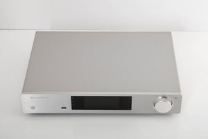 Top of a used Cambridge Audio CXN V2 Streamer in a silver finish