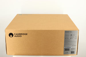Box for a used Cambridge Audio Edge NQ Network Pre Amplifier in a grey finish