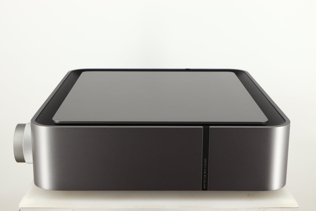 Right side view of a used Cambridge Audio Edge NQ Network Pre Amplifier in a grey finish