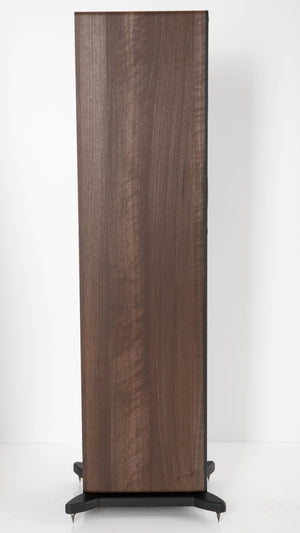 Left side view of a used Cambridge Audio Sirocco S70 Floorstanding Speaker in a Dark Oak finish
