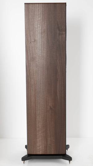 Left side view of a used Cambridge Audio Sirocco S70 Floorstanding Speaker in a Dark Oak finish