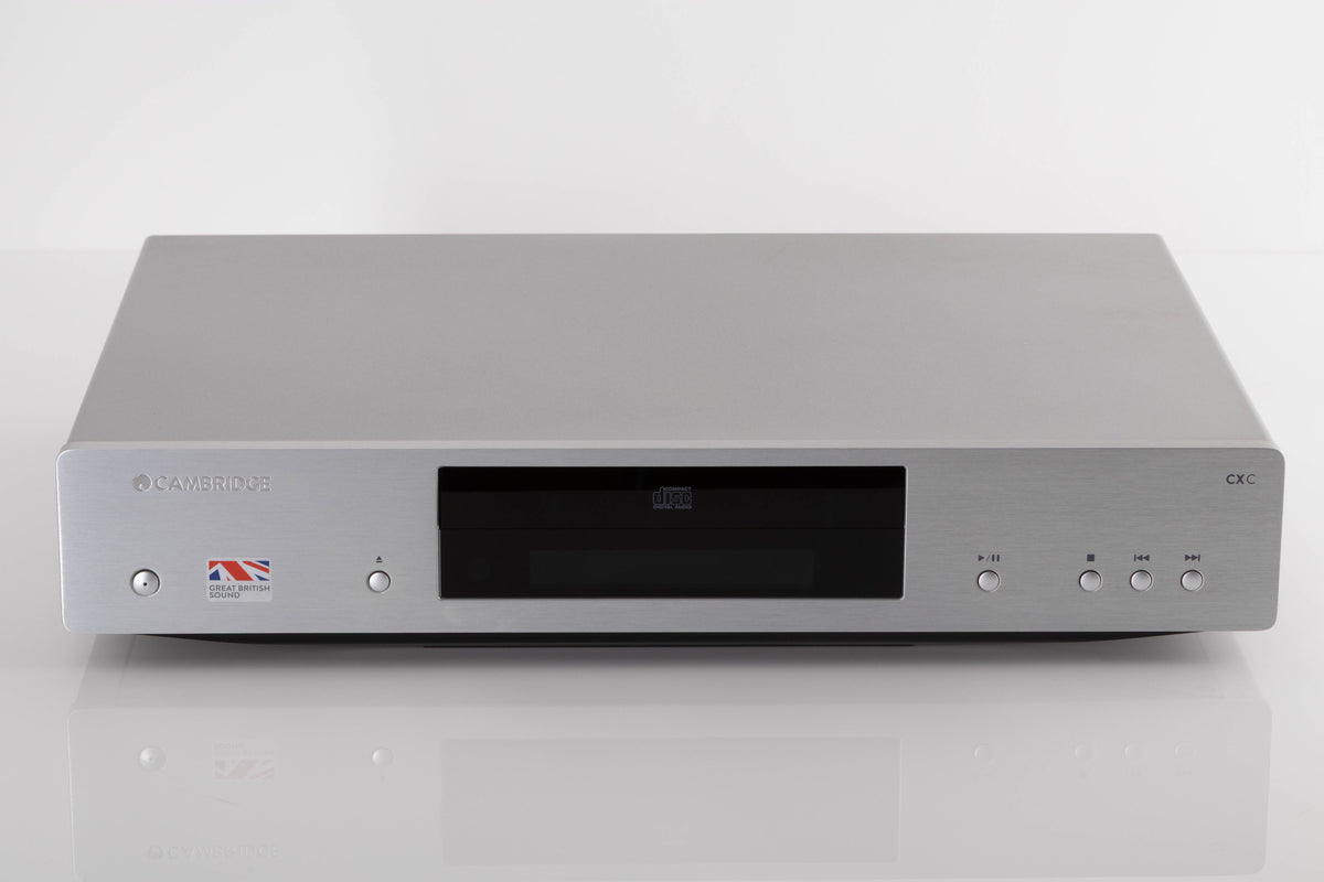 Front view of a used Cambridge CXC CD Transport in Silver