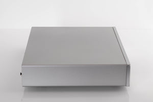Side view of a used Cambridge CXC CD Transport in Silver