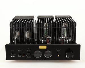 Front view of a used Cayin HA-6A Headphone Amplifier in a black finish