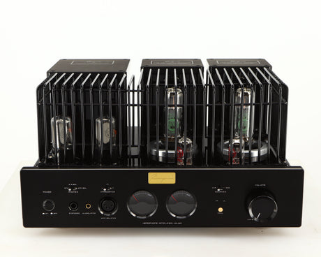 Front view of a used Cayin HA-6A Headphone Amplifier in a black finish